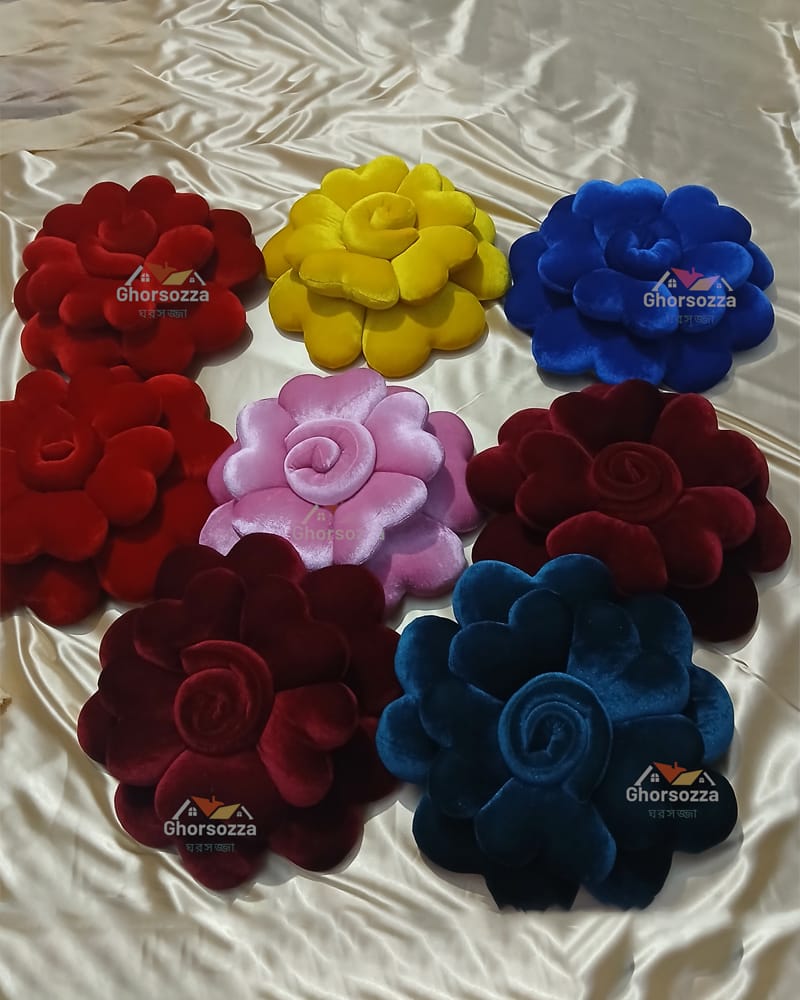 Velvet Sunflower pillow 02