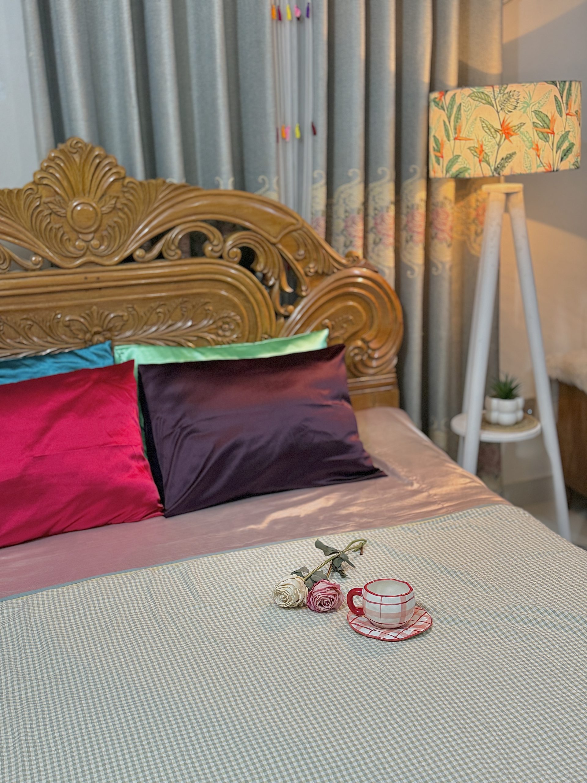 Satin silk pillowcase 0