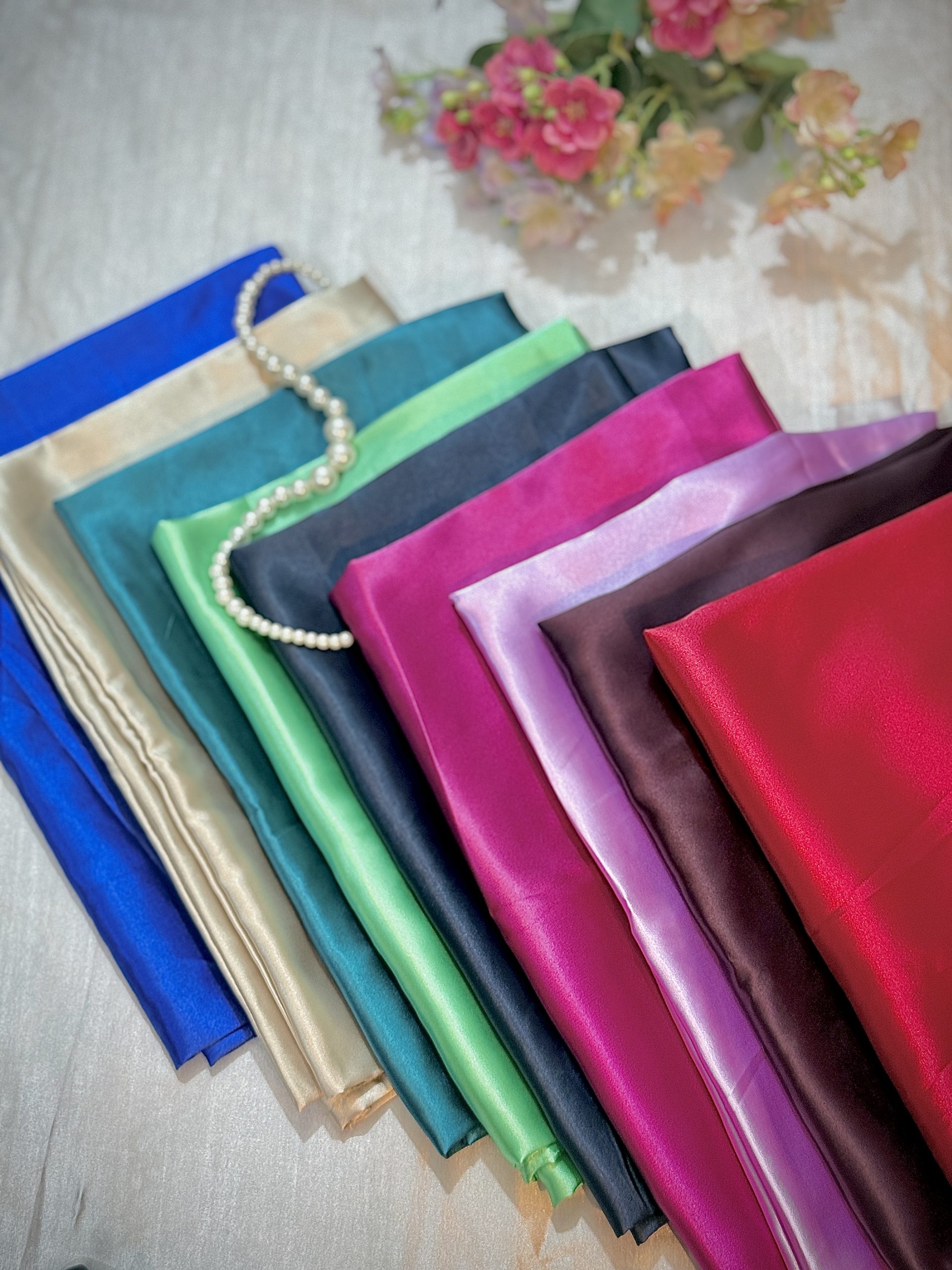 Satin silk pillowcase 00